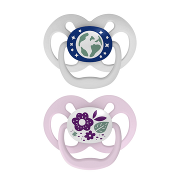 Dr Brown's Advantage Night Σιλικόνης για Κορίτσι 6-18m 2τμχ